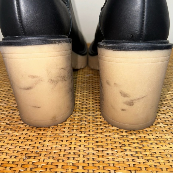 Dolce Vita Caster H2O Women’s 8 Booties Black 3.5 Chunky Heel Goth Grunge Y2K - Picture 5 of 12